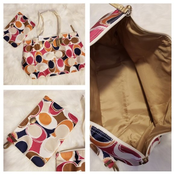 NEW COACH WEEKEND TOTE TRAVEL SHOULDER CARRY ALL… - Picture 4 of 4